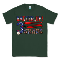Sports Green batter up 3rd grade Classic Tee - JahusDesignShop