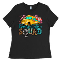 Black transportation squad school bus Ladies Tee - Jasminsmagicworld