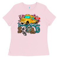 Transportation Squad School Bus Ladies Tee | Teevron