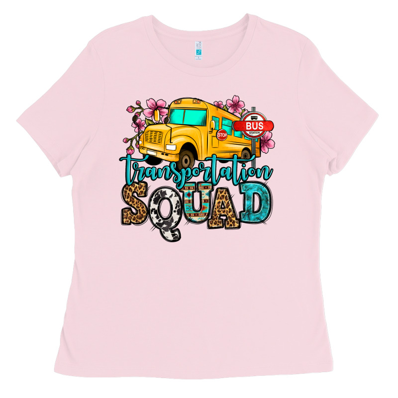 Transportation Squad School Bus Ladies Tee by Jasminsmagicworld | Teevron