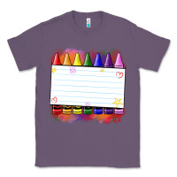 Lavender crayons add your text Classic Tee - NancyCooperArtShop