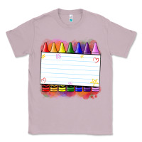Lilac crayons add your text Classic Tee - NancyCooperArtShop