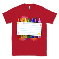 Red crayons add your text Classic Tee - NancyCooperArtShop