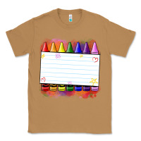 Toasted Coconut crayons add your text Classic Tee - NancyCooperArtShop