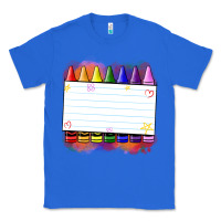 True Royal crayons add your text Classic Tee - NancyCooperArtShop