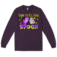 Plum too cute too spook Long Sleeve Tee - LillyAllenDesigns