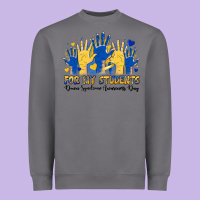 For My Students Down Syndrome Awareness Day Heavyweight Sweatshirt Designed By Artiststas