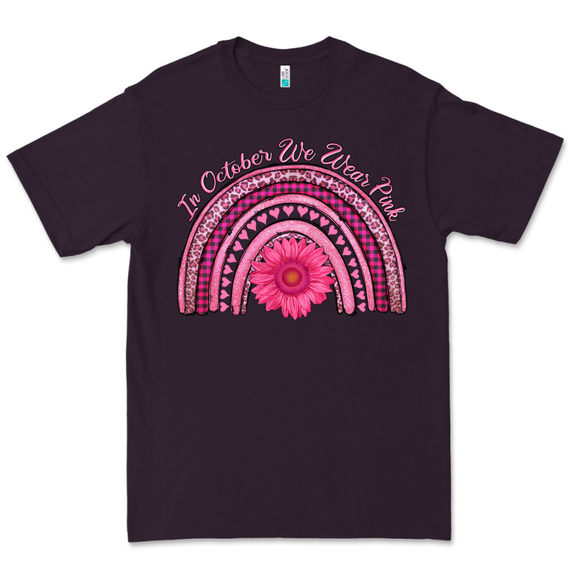 In October We Wear Pink Rainbow Premium Tee by AdoDesignShop | Teevron