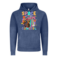 Vintage Denim space cowgirl Vintage Hoodie - MaliasSmallBusiness