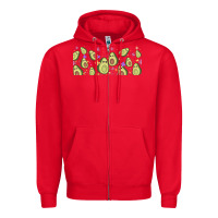 Red avocado Zipper Hoodie - TumblerDesignByShophia