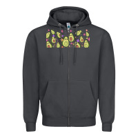 Smoke avocado Zipper Hoodie - TumblerDesignByShophia