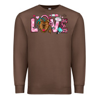 Chestnut love valentines day nurse Premium Sweatshirt - OliviaCreatesArt