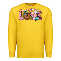 Lemon love valentines day nurse Premium Sweatshirt - OliviaCreatesArt