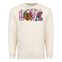 Sandshell love valentines day nurse Premium Sweatshirt - OliviaCreatesArt