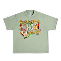 Oil Green rockin that school year Urban Heavy Tee - NancyCooperArtShop