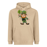 Mushroom St. Patrick's day elf Heavyweight Hoodie - CowGirlArtShop