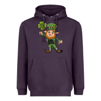 Plum St. Patrick's day elf Heavyweight Hoodie - CowGirlArtShop