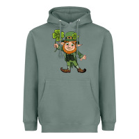 Sage St. Patrick's day elf Heavyweight Hoodie - CowGirlArtShop