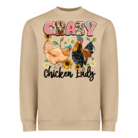Mushroom crazy chicken lady Heavyweight Sweatshirt - Artiststas
