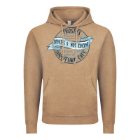 Vintage Coffee frostys snowflake cafe Vintage Hoodie - MaliasSmallBusiness