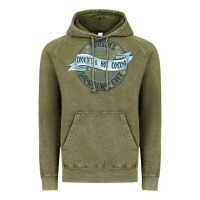 Vintage Olive frostys snowflake cafe Vintage Hoodie - MaliasSmallBusiness