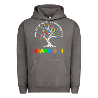 Pigment Tornado Why Fit In Autism Awareness Urban Hoodie - CowhideDigitalArt