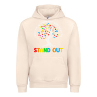 Sandshell Why Fit In Autism Awareness Urban Hoodie - CowhideDigitalArt