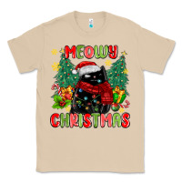 Mushroom meowy christmas black cat Classic Tee - MaliasSmallBusiness