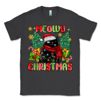 Smoke meowy christmas black cat Classic Tee - MaliasSmallBusiness