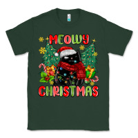 Sports Green meowy christmas black cat Classic Tee - MaliasSmallBusiness