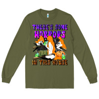 Army Green there's some horrors in this house Long Sleeve Tee - LillyAllenDesigns