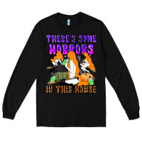 Black there's some horrors in this house Long Sleeve Tee - LillyAllenDesigns