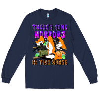 Navy there's some horrors in this house Long Sleeve Tee - LillyAllenDesigns