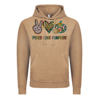Vintage Coffee Peace Love Pumkins Vintage Hoodie - Jasminsmagicworld