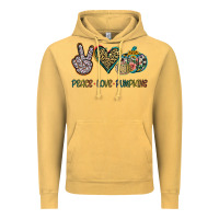 Vintage Mustard Peace Love Pumkins Vintage Hoodie - Jasminsmagicworld