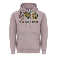 Vintage Zinc Peace Love Pumkins Vintage Hoodie - Jasminsmagicworld