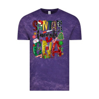 Cloud Purple santas favorite cna nurse Vintage Tee - MaliasSmallBusiness