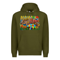 Army Green Mama bear Autism Premium Hoodie - CowGirlArtShop