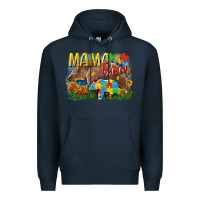 Navy Mama bear Autism Premium Hoodie - CowGirlArtShop