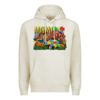 Oatmeal Heather Mama bear Autism Premium Hoodie - CowGirlArtShop