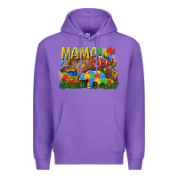Purple Mama bear Autism Premium Hoodie - CowGirlArtShop