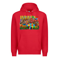 Red Mama bear Autism Premium Hoodie - CowGirlArtShop