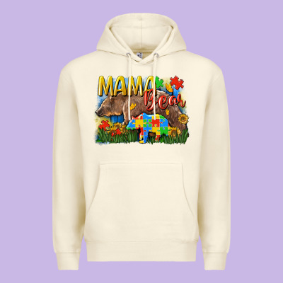 Mama Bear Autism Premium Hoodie Designed By Cowgirlartshop