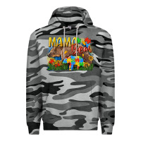 Slate Camo Mama bear Autism Premium Hoodie - CowGirlArtShop