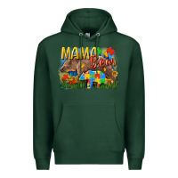 Sports Green Mama bear Autism Premium Hoodie - CowGirlArtShop