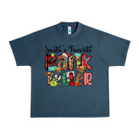 Midnight Navy santa s favorite bank teller Urban Heavy Tee - MaliasSmallBusiness