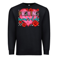 Black praying moms club olivia Premium Sweatshirt - OliviaCreatesArt