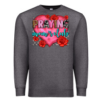 Charcoal Heather praying moms club olivia Premium Sweatshirt - OliviaCreatesArt