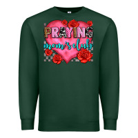 Sports Green praying moms club olivia Premium Sweatshirt - OliviaCreatesArt