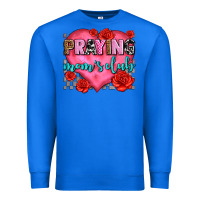 True Royal praying moms club olivia Premium Sweatshirt - OliviaCreatesArt